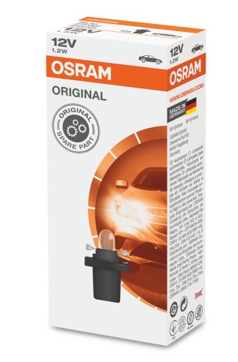 2721MF OSRAM ŻARÓWKA Z OPRAWA 12V 1,2W OSRAM /