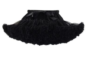 SPÓDNICZKA TUTU PETTISKIRT, CZARNA, 2-3 LATA