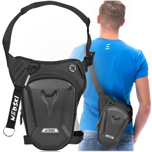 NERKA MOTOCYKLOWA BIODRÓWKA SASZETKA NA NOGĘ TORBA HARD LEG BAG WEBSKI