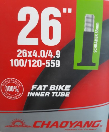 Dętka FatBike CYT 26x4.0/4.9 AV 33mm Fat Cruiser