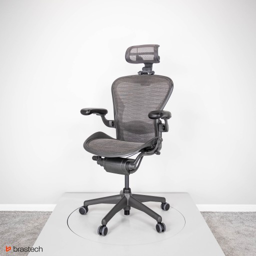 Fotel biurowy Herman Miller Aeron Classic B z Zagłówkiem FOT01A16A