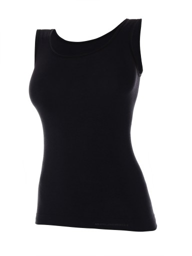 BEZRĘKAWNIK KOSZULKA DAMSKA BRUBECK COMFORT WOOL L