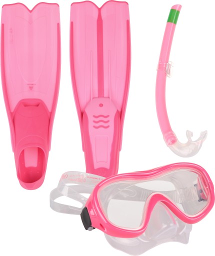ZESTAW DO NURKOWANIA MASKA FAJKA OKULARY DLA DZIECI DO SNORKELINGU r.M