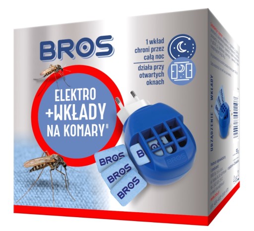 BROS ELEKTRO NA KOMARY + 10 WKŁADÓW