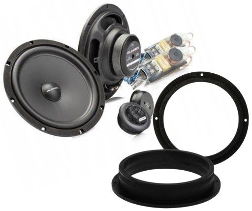 Głośniki SQ Gladen RS200 20cm 94dB 3ohm + dystanse AUDI A6 C7 A6 C8 Xtreme