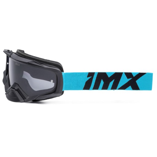 GOGLE IMX DUST BLACK MATT/BLUE - SZYBA DARK S OS