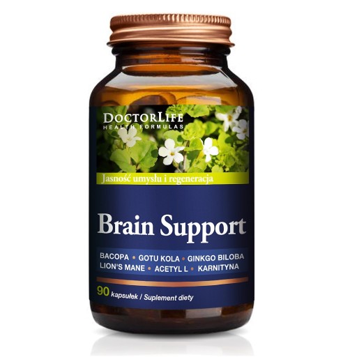 Doctor Life Brain Support jasność umysłu i regeneracja suplement diet P1