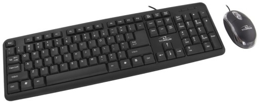 TITANUM ZESTAW MYSZ + KLAWIATURA PRZEWODOWA USB