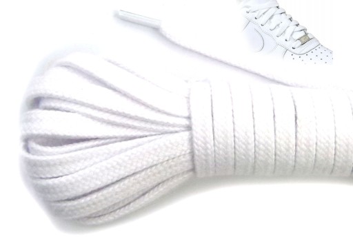 SZNUROWADŁA BIAŁE do SNEAKERSY 5 mm air 120 cm