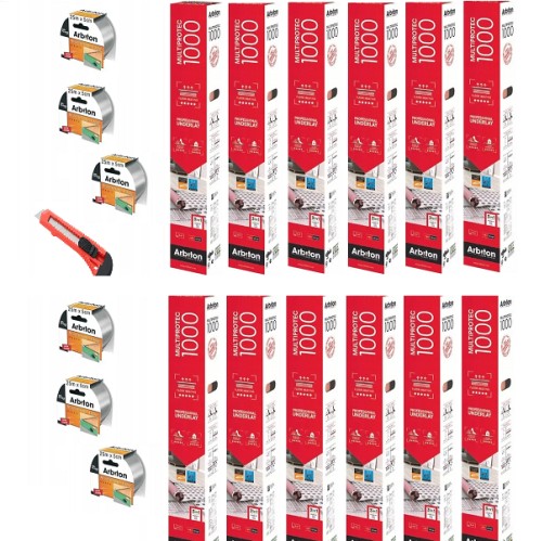 Podkład Multiprotec 1000 3w1 Arbiton 96m2 + gratis