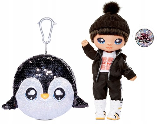 NA NA NA SURPRISE SPARKLE LALKA ANDRE AVALANCHE PLUSZOWY PINGWIN 572367