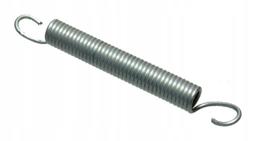 Własnej roboty sprężyny siedzenia Ø 6,5x165mm drut Ø 1,0mm ocynk 2szt