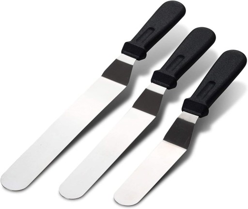 Łopatka kątowa do ciasta - 3 szt. Łopatka kątowa