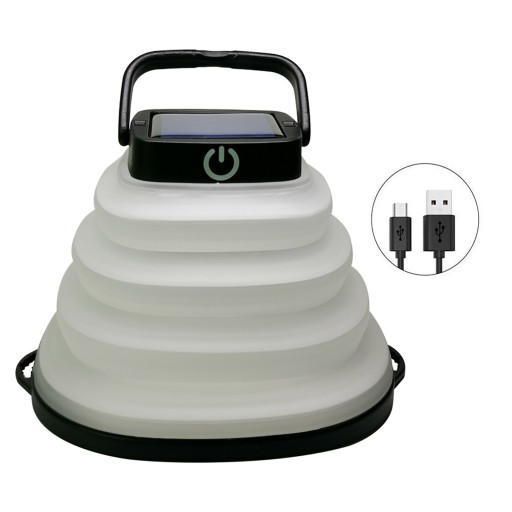Lampa słoneczna LED składana latarka 3 tryby kabe