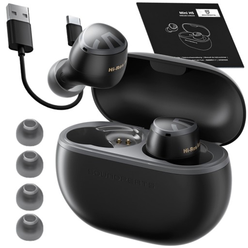 SŁUCHAWKI BEZPRZEWODOWE TWS SOUNDPEATS MINI HS BLUETOOTH 5.3 DOKANAŁOWE
