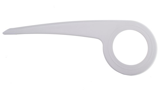 OSŁONA ŁAŃCUCHA DO KORB 38 BIAŁA UCHWYT 510mm