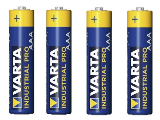 4x ЩЕЛОЧНЫЕ БАТАРЕИ VARTA INDUSTRIAL LR3 R3 AAA