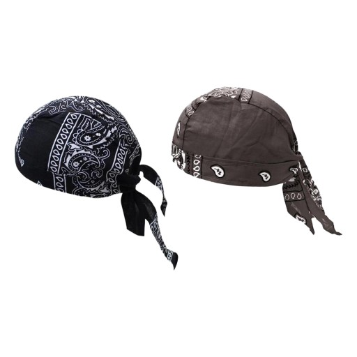 Czapki rowerowe pirackie Bandana Beanie Brązo