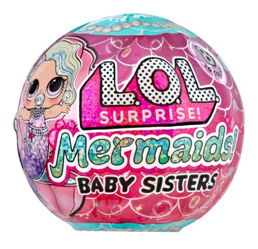 LOL Surprise Syrenka Baby Sister w kuli Niespodzianka MERMAIDS