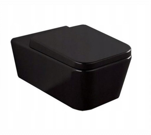 VELDMAN CZARNA MISA WC CUBIC DESKA