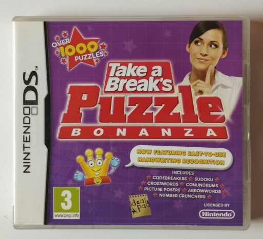 Take a break's Puzzle Bonanza Nintendo DS