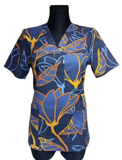Bluza Medyczna WZORKI Fartuch MBS XXXXXL