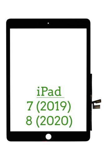 Digitizer Szyba dotyk iPad 8 Black