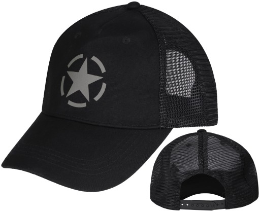 MFH CZAPKA Z DASZKIEM BEJSBOLÓWKA TRUCKER CZARNA