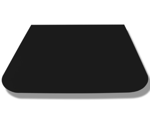 blacha pod piec kozę stal czarny-mat 100x100cm A