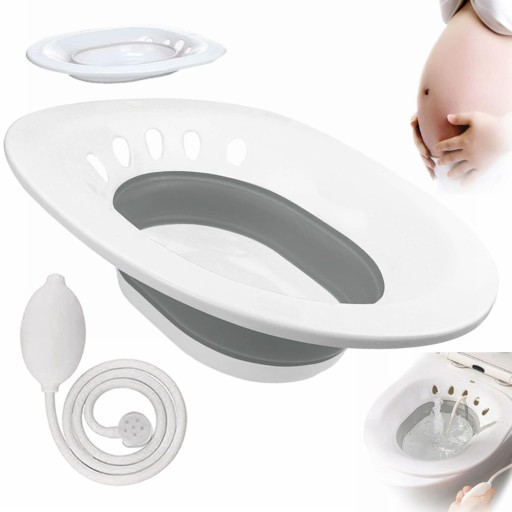 PRZENOŚNY BIDET MISKA Z URZĄDZENIEM SPŁUKUJĄCYM DO Hemorrhoid/ Pregnant