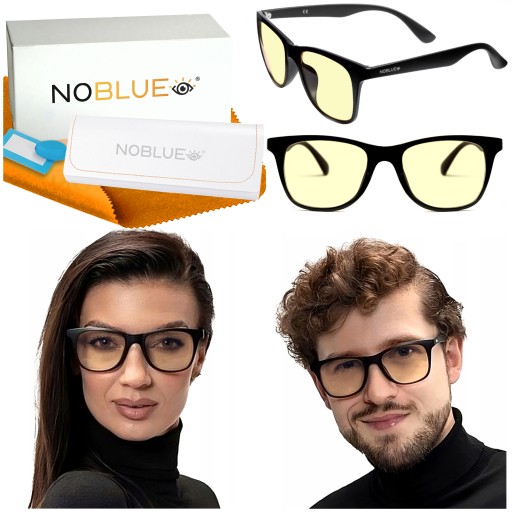 OKULARY BLOKUJĄCE ŚWIATŁO NIEBIESKIE DO KOMPUTERA.ZERÓWKI. DO BIURA I DOMU