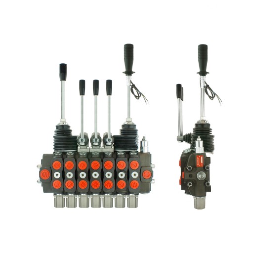 ROZDZIELACZ HYDRAULICZNY SD8 7 SEKCYJNY 90L DO MASZYNY LEŚNEJ HYDROLIDER