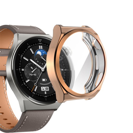 ETUI SILIKON DO HUAWEI WATCH GT3 PRO 46mm ROSEGOLD