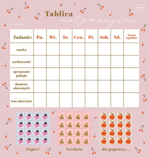 Interdruk Tablica MOTYWACYJNA GIRLS[0x0
