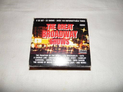 The Great Broadway Shows 4 CD National Orchestra