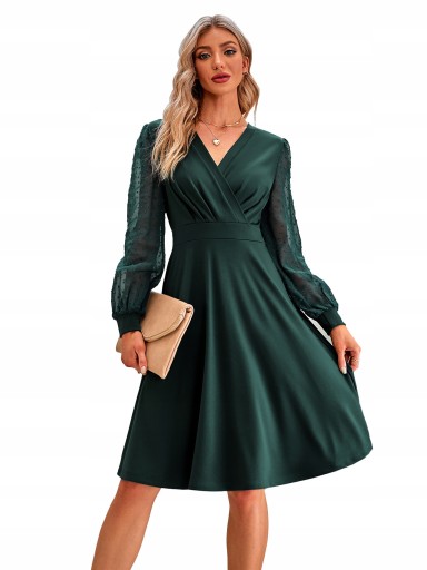 Moda Zwiewna Elegancka Elastyczna SUKIENKA