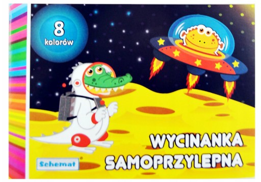 070297 ZESZYT PAPIERÓW KOLOROWYCH A4 SAMOPRZYLEPNY