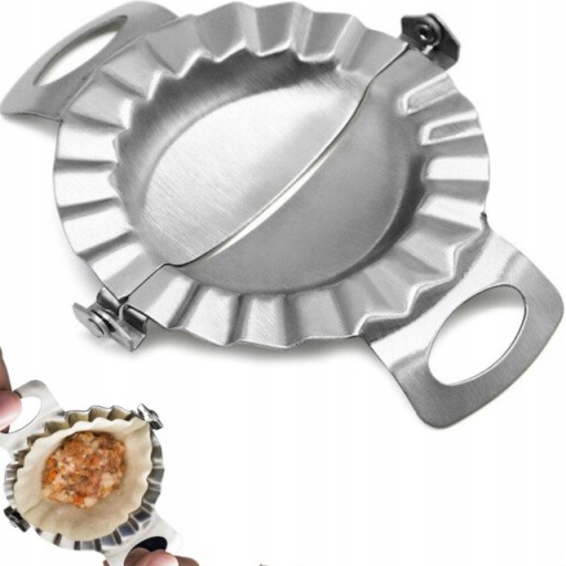 FORMA ZLEPIARKA DO PIEROGÓW WYKRAWACZ 2W1 STAL