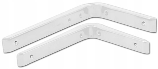 KĄTOWNIK POD PÓŁKĘ WZMOCNIONY 120X150MM BIAŁY