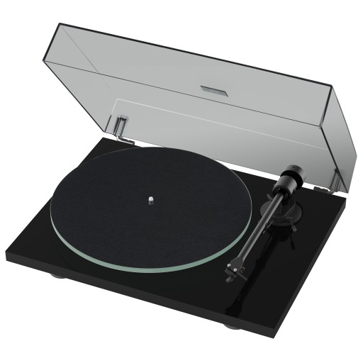 PRO-JECT T1 GRAMOFON z MM ORTOFON OM 5E CZARNY