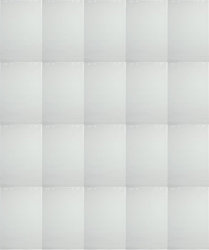20x BLOK PAPIER TABLIC FLIPCHART 50 KARTEK GŁADKI