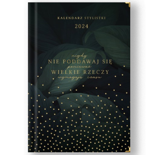 Kalendarz Dzienny Stylistki Fryzjerki Kosmetyczki Makijażystki 2024