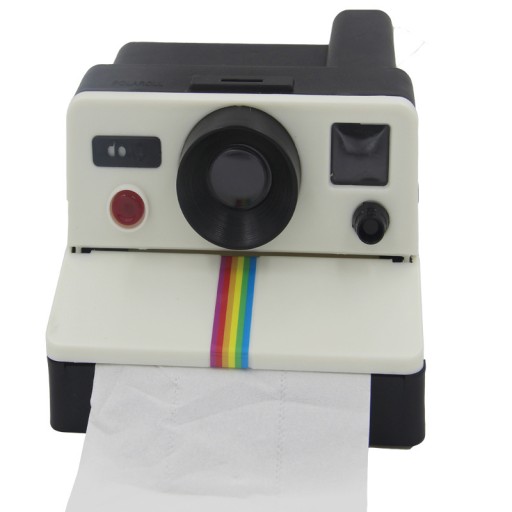 UCHWYT NA PAPIER TOALETOWY POLAROID APARAT