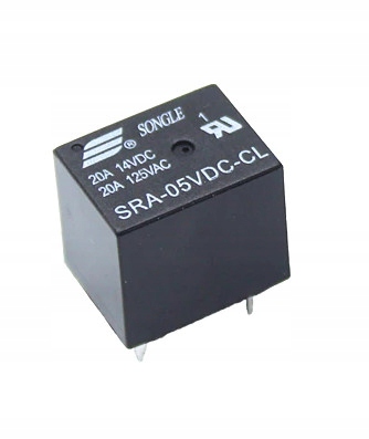 PRZEKAŹNIK SRA-05VDC-CL 5V DC 20A 125V AC SONGLE 5 PIN