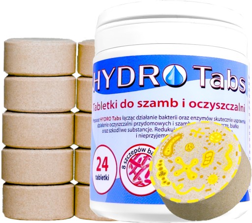 BAKTERIE DO SZAMBA OCZYSZCZALNI TABLETKI NA ROK