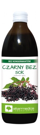 ALTERMEDICA CZARNY BEZ SOK 500ml ODPORNOŚĆ
