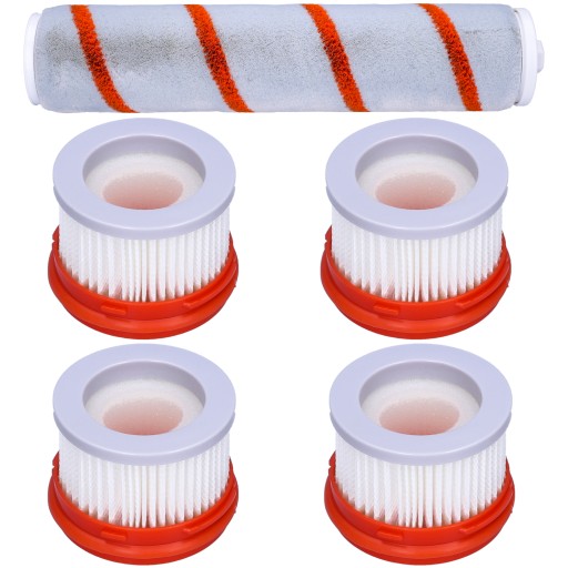 4 Filtr Hepa + szczotka główna rolka do Xiaomi Dreame V9 PRO V9P V10 V11 XR