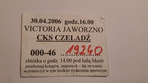 VICTORIA JAWORZNO - CKS CZELADŹ 30-04-2006
