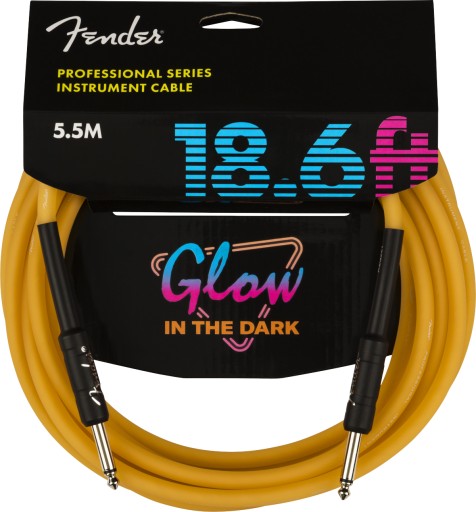 FENDER Kabel instr. 5,5m Glow In The Dark ŚWIECĄCY