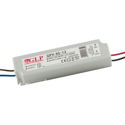 Zasilacz LED HERMETYCZNY WODOODPORNY 12V 50W IP67